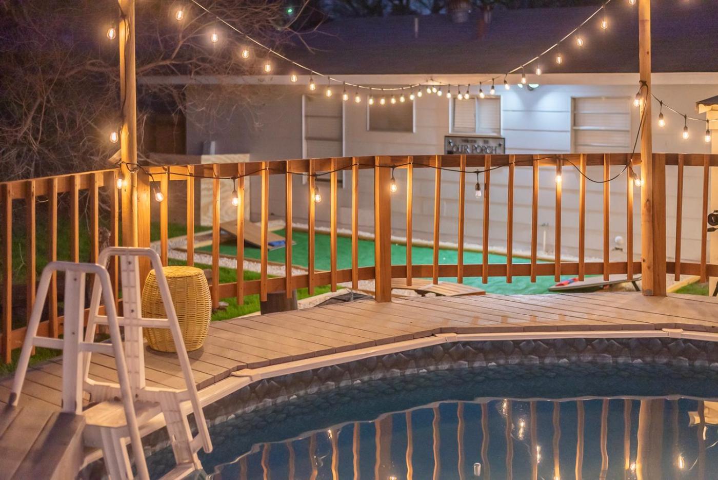 Game Room, Pool & Fire Pit At The Medical Center San Antonio Exteriér fotografie